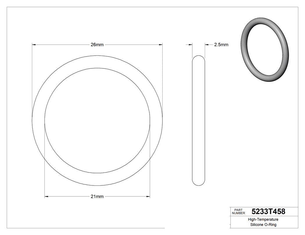 Technical drawing - 5233T458